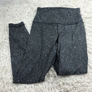 Lululemon Align Pant II *25" Luminesce Splatter Ice Grey Black
